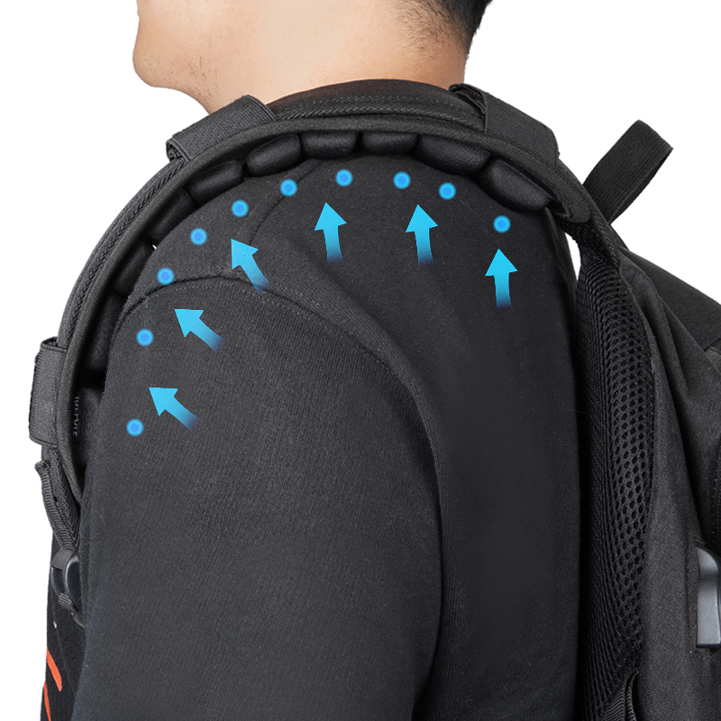 Tactical shoulder pad reducing pressure and load on shoulders while carrying heavy gear or backpack